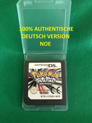 Pokémon Platin Edition NOE Nintendo DS AUTHENTITSCHE (perl weisse 2 ...) - Bild 1 von 3