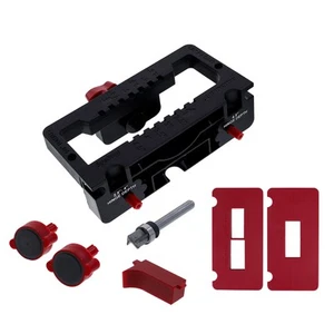 Self Clamping Door Hinge Jig for Mortises 2.5”-4.5” with Latch Templates - Picture 1 of 5