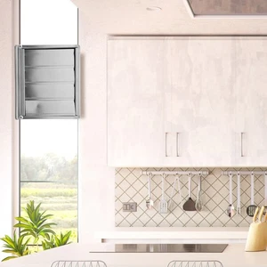 Cappa Ventilazione Acciaio Inox Coperchio Asciugatrice Esterno Louvered Scarico Esterno - Foto 1 di 12