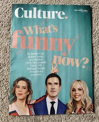 THE SUNDAY TIMES CULTURE MAGAZINE 23rd March 2025 23/3/25 Jimmy Carr Harry Hill - Image 1 of 2