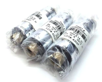 Zebra 3.31" x 2913" 3200 Wax Resin Ribbon 03200GS08407 Genuine OEM - 3 Rolls - Image 1 of 4