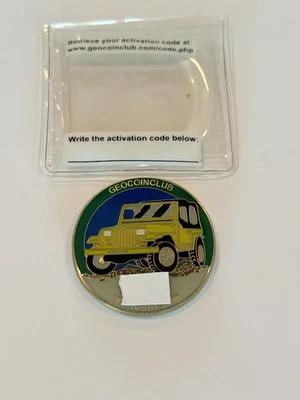 FEBRUARY 2006 GEOCOINCLUB GEOCOIN – GHOST OF CACHING PAST unactivated new - Image 1 of 2
