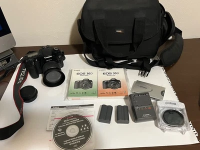 Canon EOS 30D + EF-S 18-55mm F/3.5-5.6 II  Digital SLR Camera and extras.   c8 - image 1 of 4