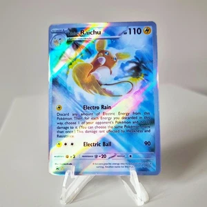 Alolan Raichu Pokemon Custom Card TCG Holo Holographic Full Art 57/236 - Picture 1 of 33