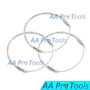 3 Pcs Gigli Saw Wire Neuro12" + 16" + 20" Bone Cutting Neuro Surgery Veterinary - Picture 1 of 3