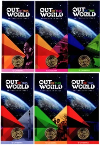 2024 Out of this World - Australia Space $1 Coin 'C' Counterstamp - 6 Coins - Picture 1 of 3