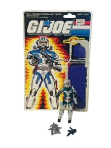 Cobra Commander Battle Armor Gi Joe Figure Hasbro ARAH 1986 File Card Vtg BMC5 - Picture 1 of 6