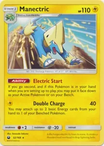 Manectric 52/168 Rare - Himmelssturm SM7 Pokemon Karte - Bild 1 von 1