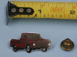 Camión Chevrolet 1964-66 vintage sombrero pin solapa pin corbata tac coleccionista botón rojo - Imagen 1 de 1