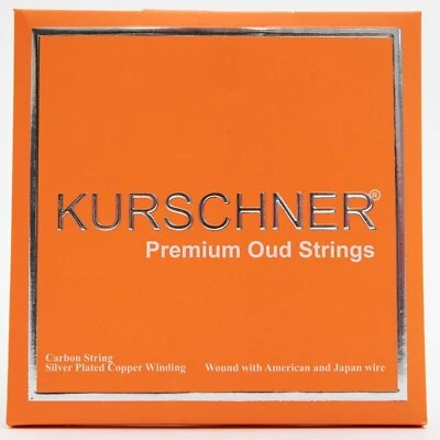 KURSCHNER  Arabic Oud SET Strings Silver Plated Wound On nylon Carbon Trebles - Image 1 of 2
