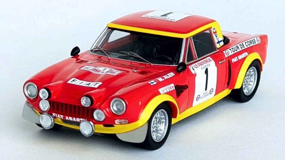 Modellino auto rally scala 1:43 Trofeu  FIAT 124 ABARTH N.1 TOUR DE CORSE 197... - Immagine 1 di 1