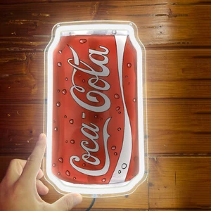 Coca-Cola Soda Getränk Neon Schild Licht Pub Party Shop Einkaufszentrum Wanddekor 12""x7"" H4 - Bild 1 von 4