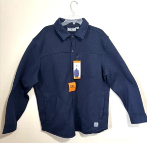 Rugged Elements Men's Sweater Fleece Over Shirt Blue Size XXL - Picture 1 of 9