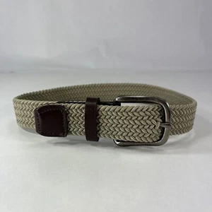 Beige Stretch Web Belt - Youth/Kids Size 20 - Picture 1 of 7