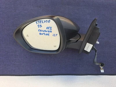 SPECCHIO SPECCHIETTO RETROVISORE SINISTRO ALFA ROMEO STELVIO 2017 RICAMBI AUTO - Immagine 1 di 4
