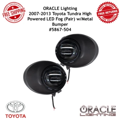 Oracle Lighting High Powered LED Fog ( Pair ) w / Metal Bumper For 07-13 Tundra - Image 1 of 4