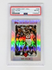 2003-04 Topps Contemporary Collection Red #104 Ray Allen /225 PSA8 Sonics HOF