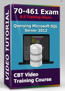 Miсrоѕоft SQL Sеrvеr 2012 - 70-461 Exam - CBT Video Training Course - 8.5+ Hours - Afbeelding 1 van 1