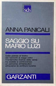 ANNA PANICALI SAGGIO SU MARIO LUZI GARZANTI 1987 - Picture 1 of 19