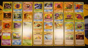 NM/HP (1st edition) COMPLETE Pokemon Set 32-Card UNCOMMON/COMMON ed Non-Holo - Picture 1 of 4