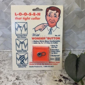 schafer products wonder button collar extender Vintage Verpackung USA Krawatten Easy - Bild 1 von 6