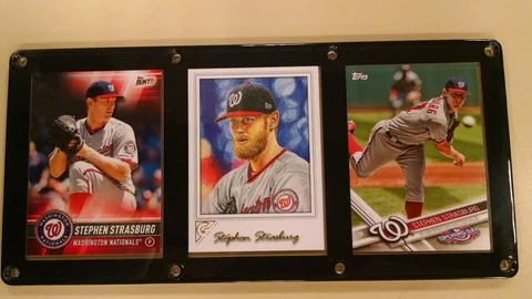 STEPHEN STRASBURG 3 CARD PLAQUE WASHINGTON NATIONALS Cover
