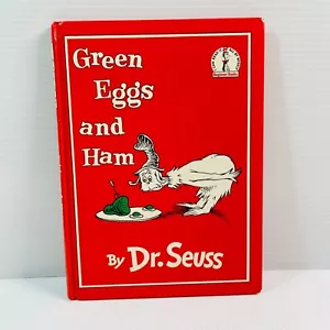 Green Eggs and Ham Dr. Seuss Vintage Children's Book 1962, UK 1st Edition - Picture 1 of 9