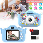 Kinderkamera 1080P HD Digitalkamera Kinder Fotoapparat Spielzeug + 32GB SD-Karte