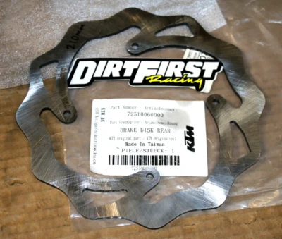 KTM 85SX 85 SX Freeride 250R Rear Brake Disc Rotor 210mm OEM 11-16 72510060000 - Image 1 of 4