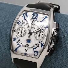 Franck Muller Mariner Watch Chronograph 8080 CC at Steel Silver Dial Automatic