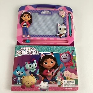 Gabby's Dollhouse Magnetic Erasable Drawing Pad Board Book Phidal 2023 - Imagen 1 de 7