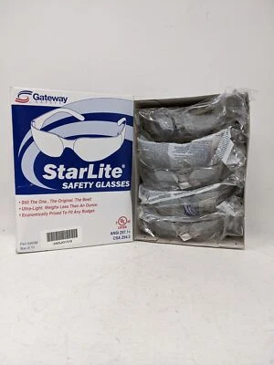 Gafas Gateway Safety Starlite 460M Espejo Transparente 10 Pares/Paquete Interior/Exterior Foto 1 de 4