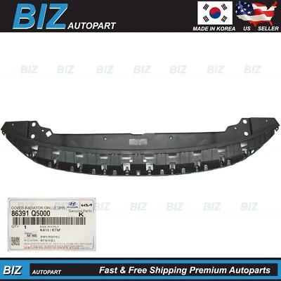 Genuine Radiator Grille Upper Cover for 2021-2023 Kia Seltos OE# 86391-Q5000 - Image 1 of 4