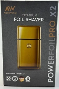 AW Aidalls Wellup PowerFoil Pro X2 Shaver for Men - Picture 1 of 8