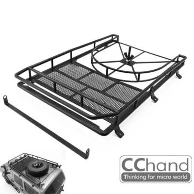 CChand 1/10 Metal Roof Rack for XJ SCX10 90046 47 RC Crawler Cars Model - Image 1 of 3