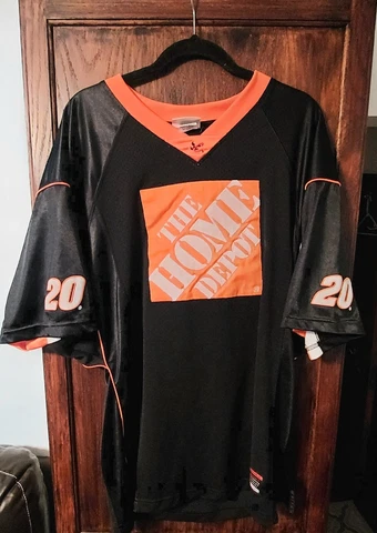 Chase Authentic Nascar Pit Apperal Home Depot Shirt #20 Tony Stewart Patches Med Cover