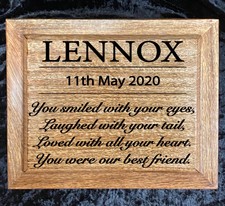 Personalised Pet casket - urn, Dog Casket Dog urn Per Ashes Casket