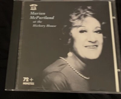 MARIAN McPARTLAND AT THE HICKORY HOUSE 1990 CD CONTEMPORARY JAZZ - Image 1 of 3