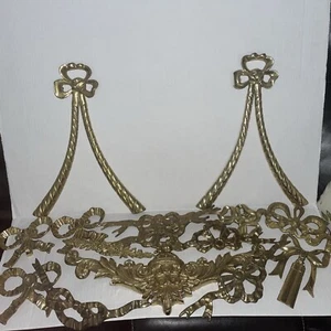 VINTAGE STYLE BRASS DOOR WALL DECOR -Beautiful~15 Pieces - Picture 1 of 9