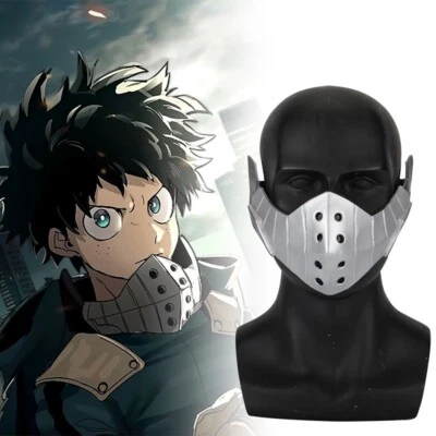 Máscara de resina Anime My Hero Academia Izuku Midoriya Deku Juegos con disfraces utilería Halloween Foto 1 de 4