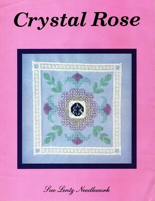 Crystal Rose Hardanger Pattern Sue Lentz Needlework - Image 1 of 3