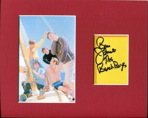 Bruce Johnston The Beach Boys I Write The Songs Signed Autograph Photo Display Cover