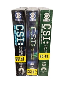 CSI Season 1, 2 & 4 DVD Set Original Crime Scene Investigation Series New Sealed - Picture 1 of 22