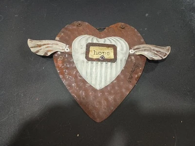 Вешалка для украшений в виде сердца деревенская 8 дюймов - Изображение 1 из 3