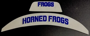 3D Bumpers - TCU Flex Set For A Full Size Football Helmet. READ Description - Picture 1 of 2