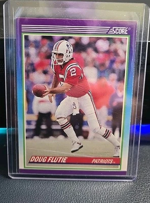1990 Score Doug Flutie  #535 Second Year NEW ENGLAND PATRIOTS - Image 1 of 2