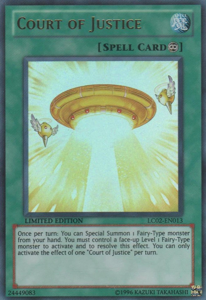 Court of Justice - LC02-EN013 - Ultra Rare - Limited Edition - Legendary Collect - Image 1 of 1