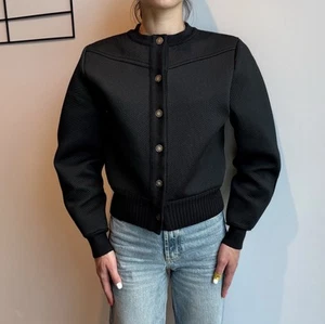 Louis Vuitton Uniforms Blazer Jacket Black Cardigan Polyester Wool - Picture 1 of 11