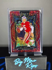 2024 Panini Select JOE MONTANA #70 Concourse - RED DISCO /49 - Picture 1 of 2