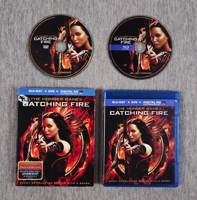 The Hunger Games Catching Fire Blu-ray DVD Slipcover 2013 (NO CODE) - Image 1 of 4